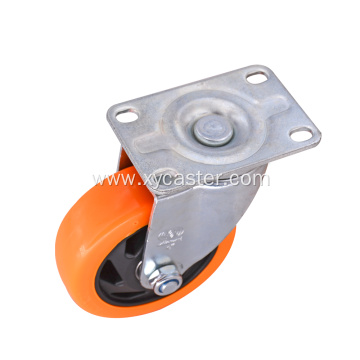4 Inch Rotating plate caster wheel